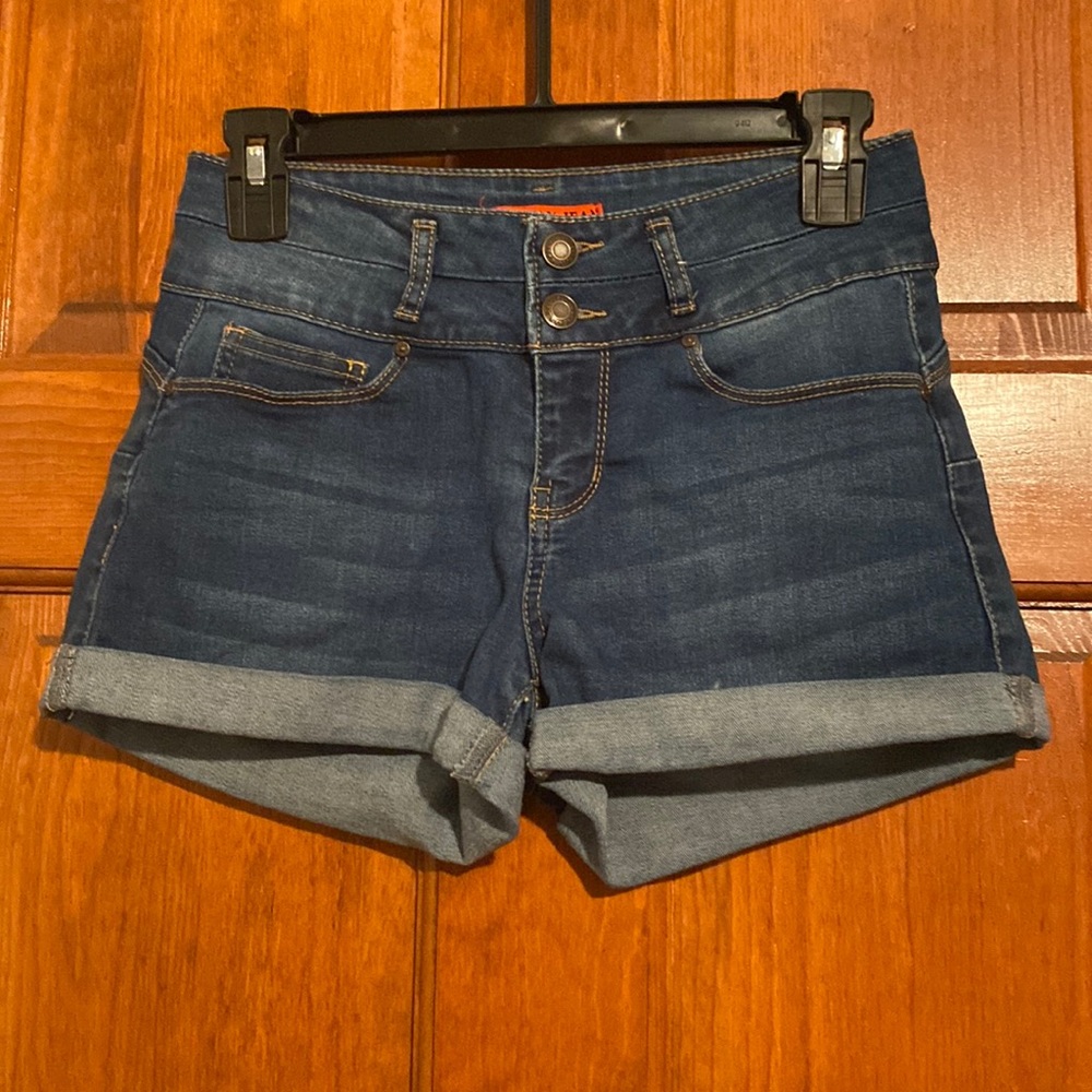 Wax Jean Shorts